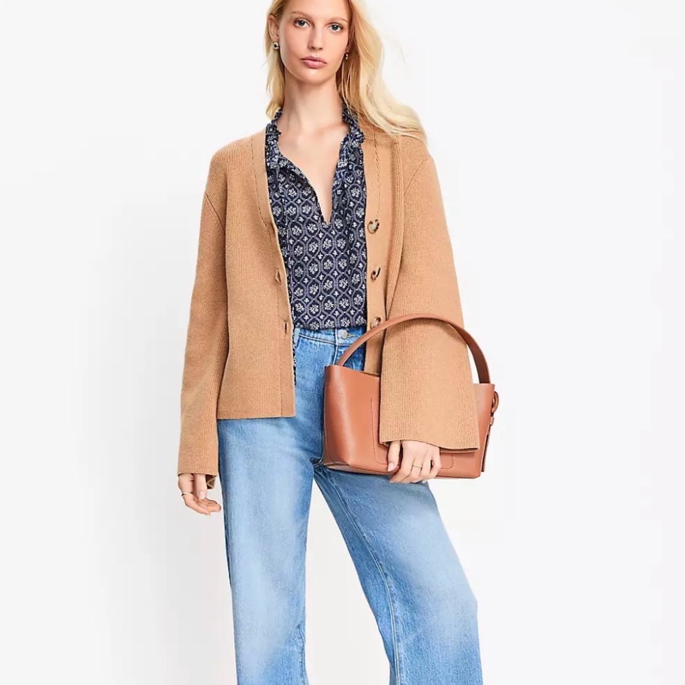 LOFT Wide Sleeve Sweater Jacket